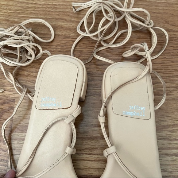 NEW Jeffrey Campbell Asage 2 Leather Sandal Size 9 - Picture 7 of 13